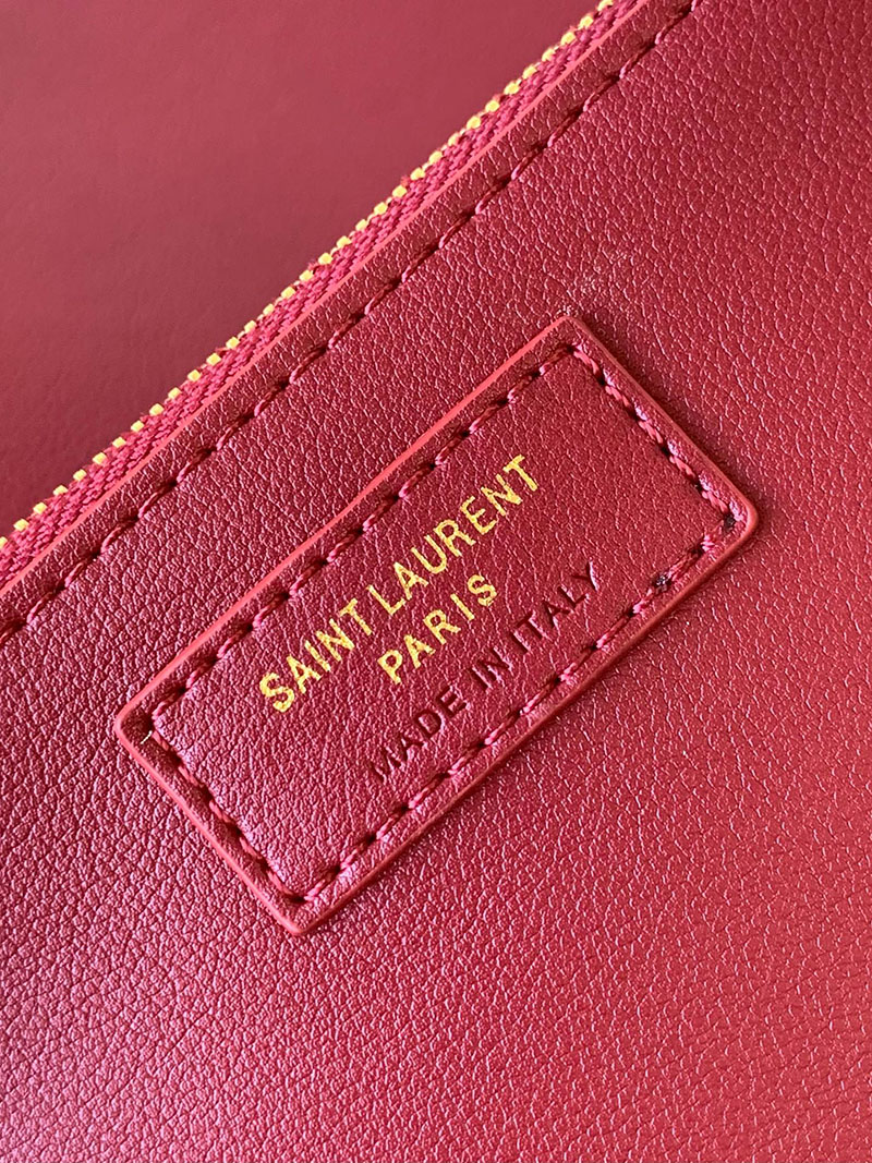 N品 YSL サンローラン LE 5 À 7 ラージ ソフト デンジャー 753837AAAUQ6937 カーフスキンレザー ゴールド金具 激安優良店 - 画像 (2)