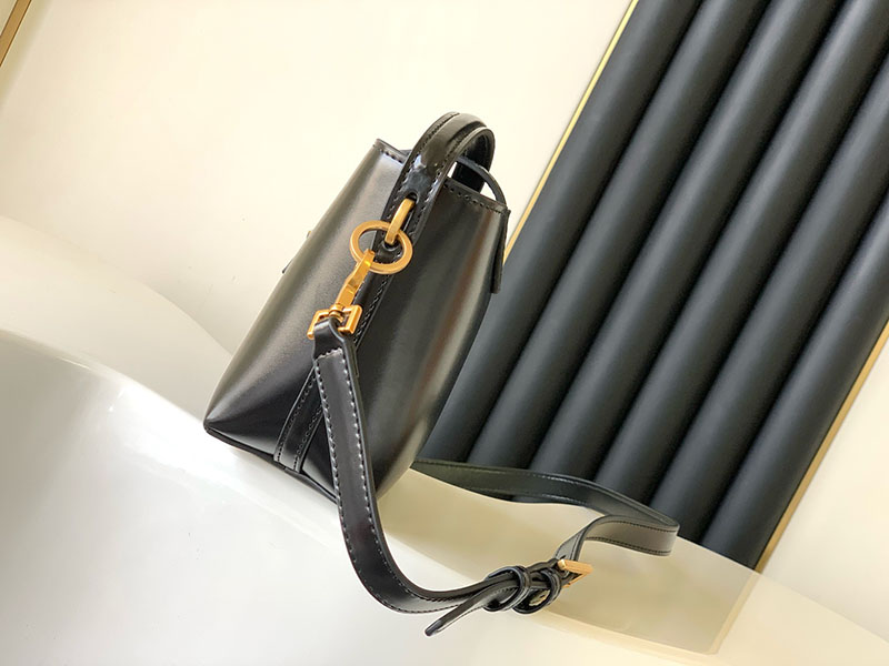 N品 YSL サンローラン LE 37 ミニ(シャイニーレザー)ブラック 753837AAAUQ1000 ラムスキン ゴールド金具 激安優良店 - 画像 (9)