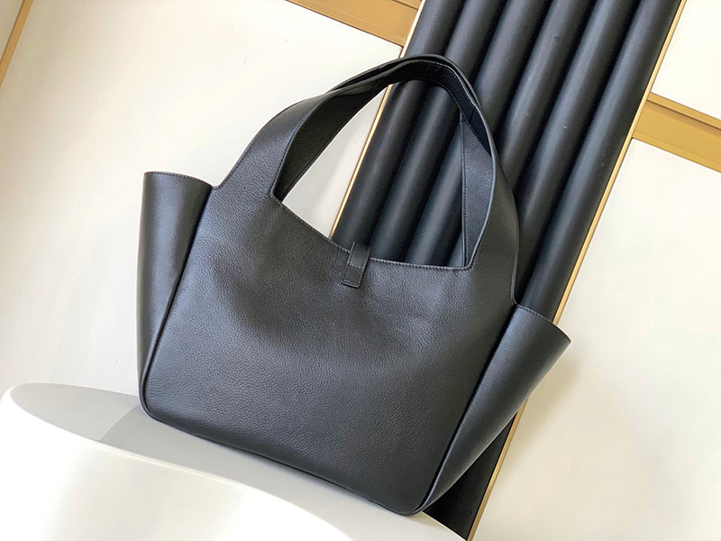 N品 YSL サンローラン LE 5 À 7 BEA(シャイニーレザー)ブラック 763435AACTP1000 カーフスキンレザー ゴールド金具 激安優良店 - 画像 (9)
