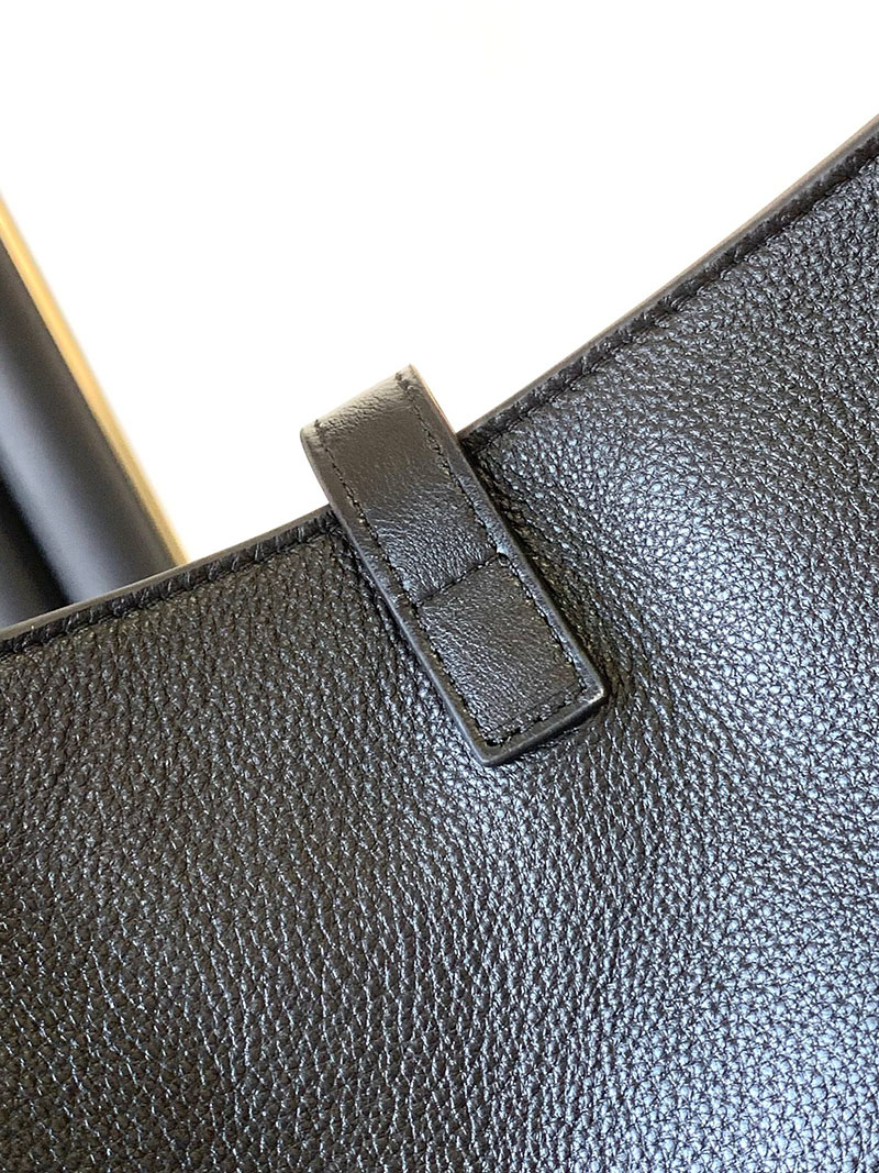 N品 YSL サンローラン LE 5 À 7 BEA(シャイニーレザー)ブラック 763435AACTP1000 カーフスキンレザー ゴールド金具 激安優良店 - 画像 (5)
