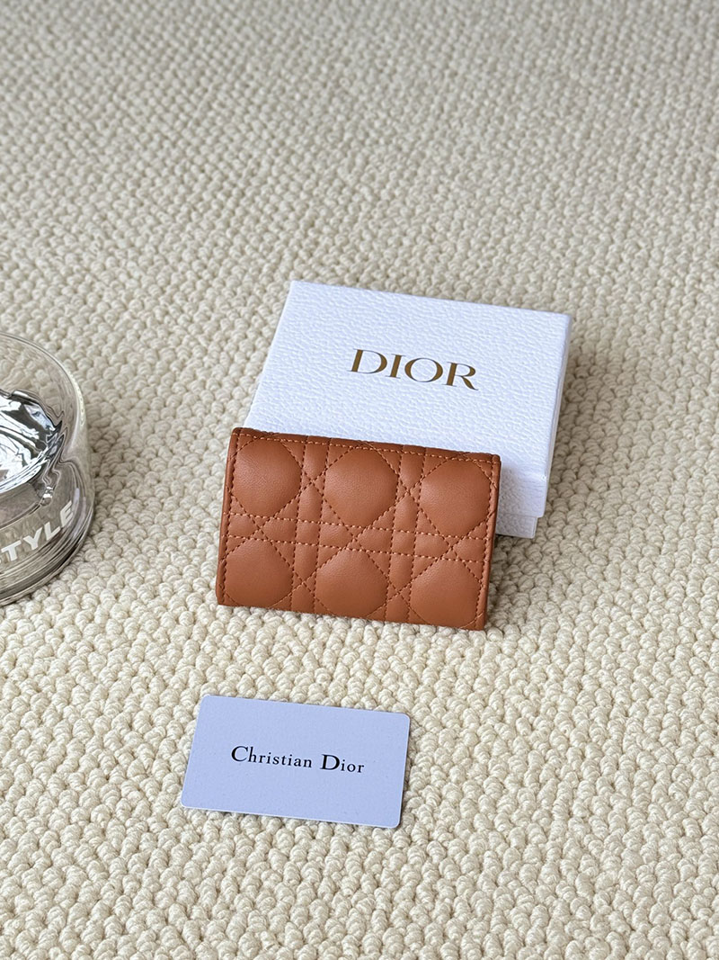 N品 DIOR ディオール財布コピー My Dior Glycine Wallet S0966ONMJ_M48M ラスト ゴールド金具 激安優良店 - 画像 (6)