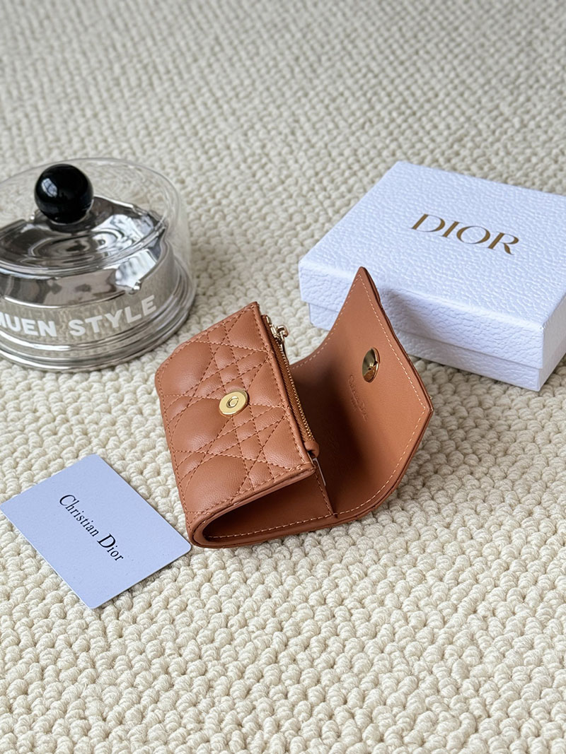 N品 DIOR ディオール財布コピー My Dior Glycine Wallet S0966ONMJ_M48M ラスト ゴールド金具 激安優良店 - 画像 (3)