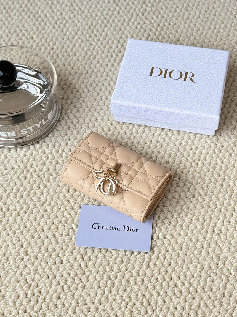 N品 DIOR ディオール財布コピー My Dior Glycine Wallet S0966ONMJ_M51U パウダーベージュ ゴールド金具 激安優良店 - 画像 (5)
