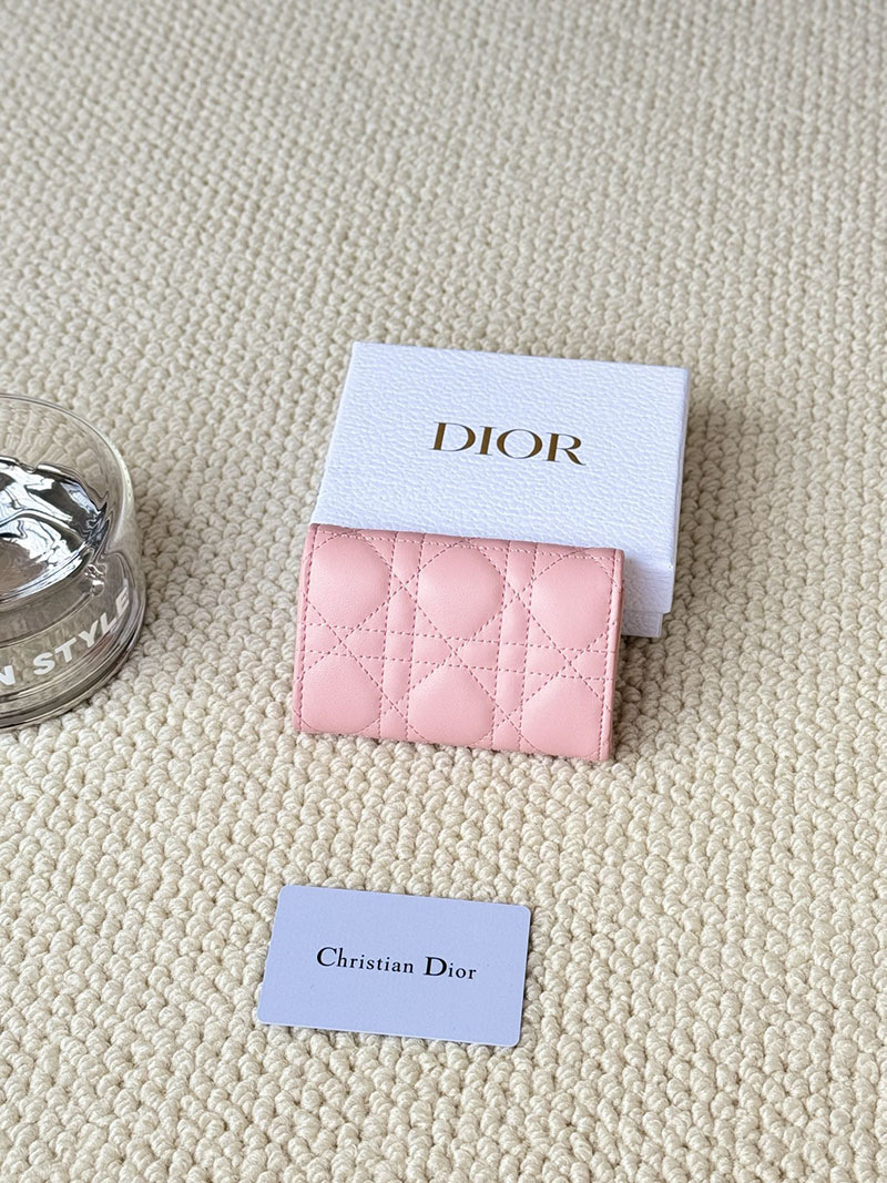 N品 DIOR ディオール財布コピー My Dior Glycine Wallet S0966ONMJ_M92P メロコトンピンク ゴールド金具 激安優良店 - 画像 (4)