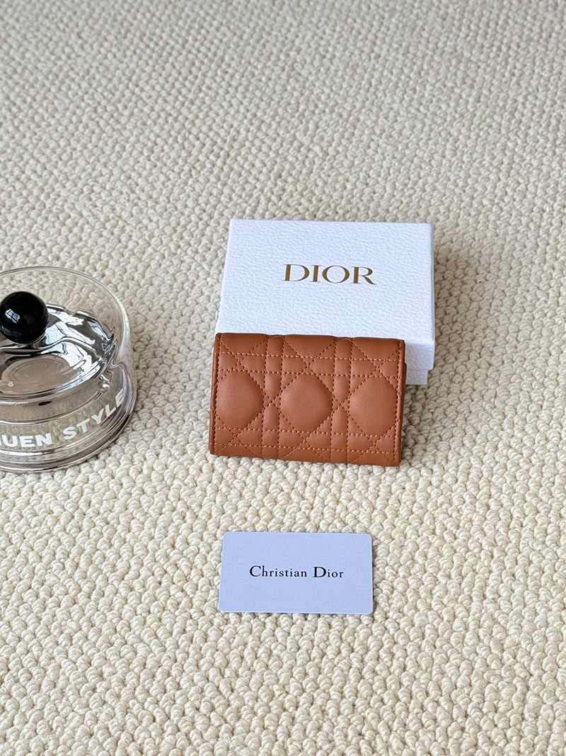 N品 DIOR ディオール財布コピー My Dior Glycine Wallet S3102UWHC_M48M ラスト ゴールド金具 激安優良店 - 画像 (6)