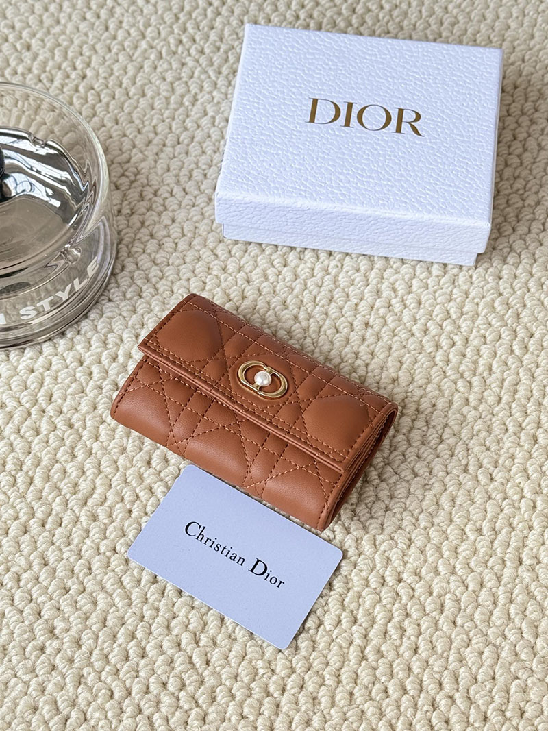 N品 DIOR ディオール財布コピー My Dior Glycine Wallet S3102UWHC_M48M ラスト ゴールド金具 激安優良店 - 画像 (5)