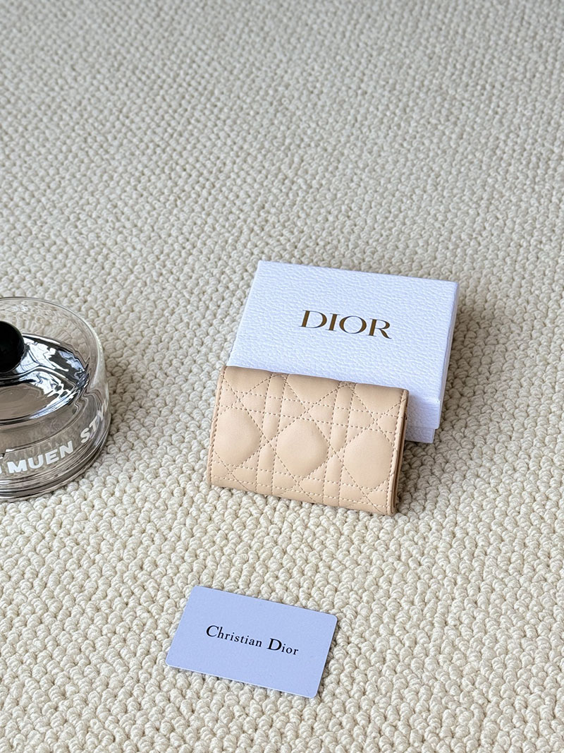 N品 DIOR ディオール財布コピー My Dior Glycine Wallet S3102UWHC_M52U キャラメルベージュ ゴールド金具 激安優良店 - 画像 (6)