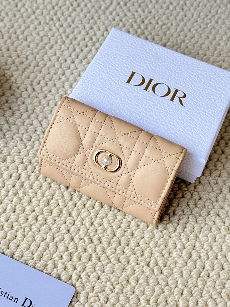 N品 DIOR ディオール財布コピー My Dior Glycine Wallet S3102UWHC_M52U キャラメルベージュ ゴールド金具 激安優良店 - 画像 (5)