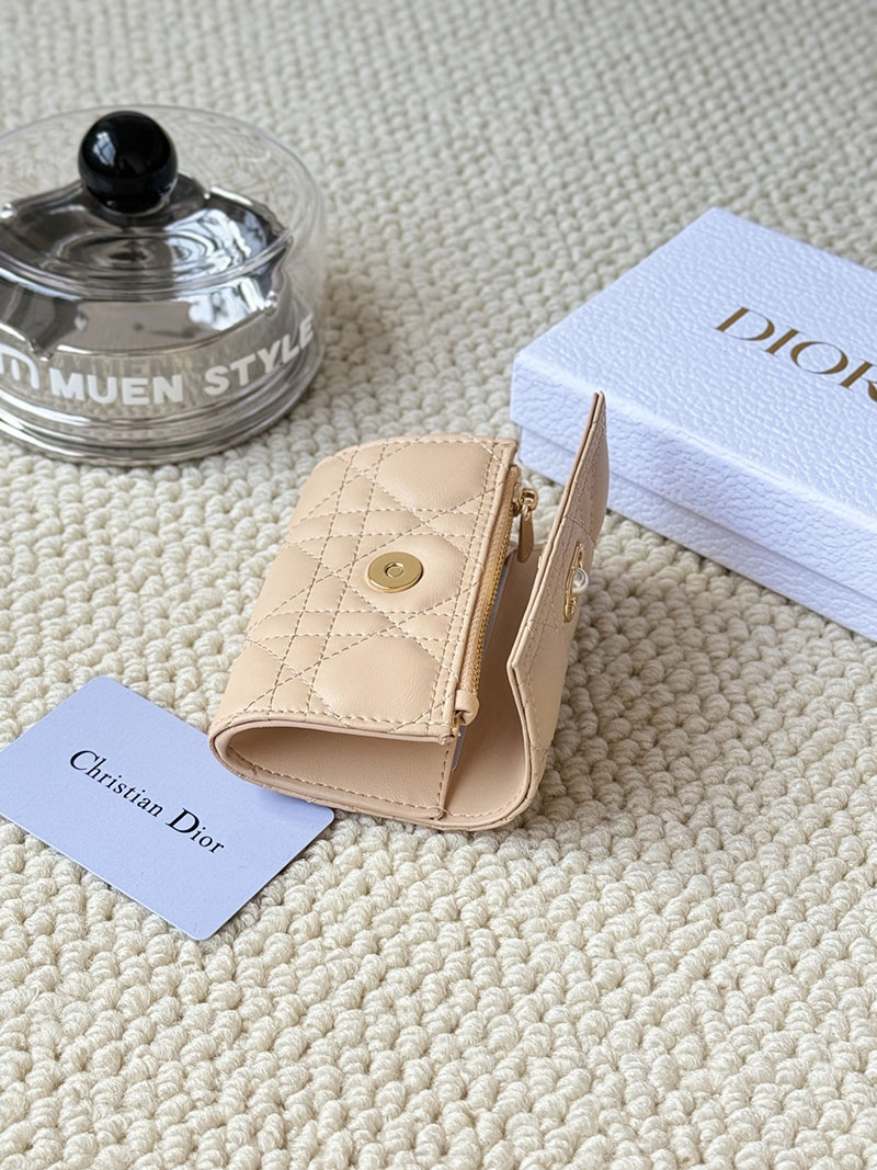 N品 DIOR ディオール財布コピー My Dior Glycine Wallet S3102UWHC_M52U キャラメルベージュ ゴールド金具 激安優良店 - 画像 (4)