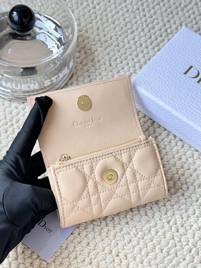 N品 DIOR ディオール財布コピー My Dior Glycine Wallet S3102UWHC_M52U キャラメルベージュ ゴールド金具 激安優良店 - 画像 (3)