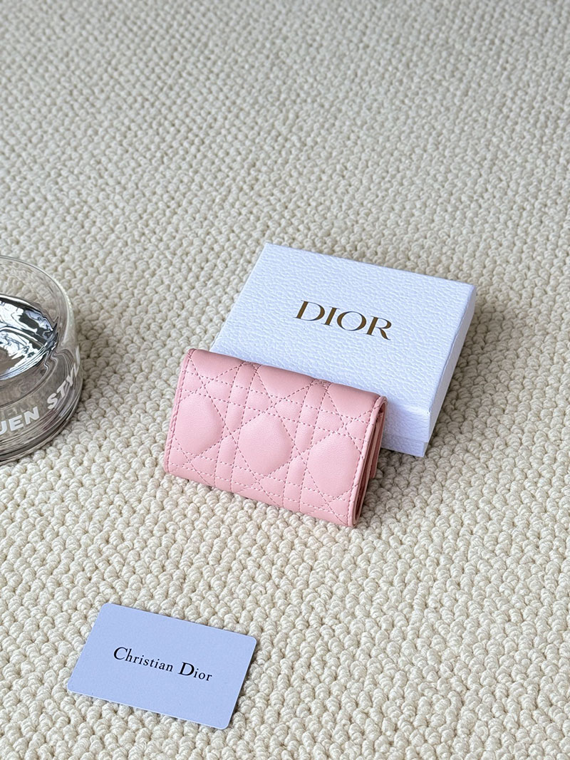 N品 DIOR ディオール財布コピー My Dior Glycine Wallet S3102UWHC_M00N ディープピンク ゴールド金具 激安優良店 - 画像 (6)
