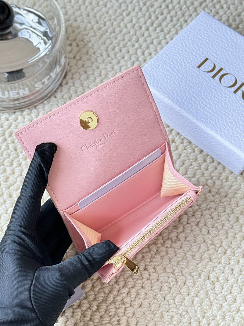 N品 DIOR ディオール財布コピー My Dior Glycine Wallet S3102UWHC_M00N ディープピンク ゴールド金具 激安優良店 - 画像 (2)