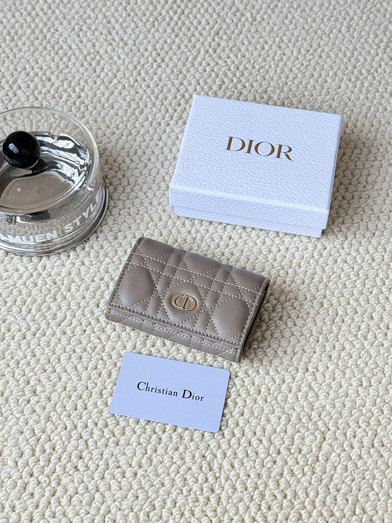 N品 DIOR ディオール財布コピー Dior Caro Glycine ウォレット S5132UWHC_M51G グレー ゴールド金具 激安優良店 - 画像 (5)