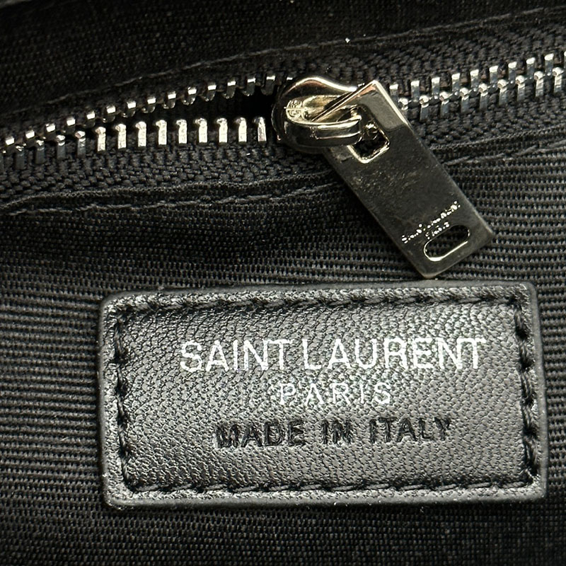 N品 YSL サンローラン エンヴェロップ ミディアム ブラック 600185BOW921000 カーフスキンレザー シルバー金具 激安優良店 - 画像 (2)