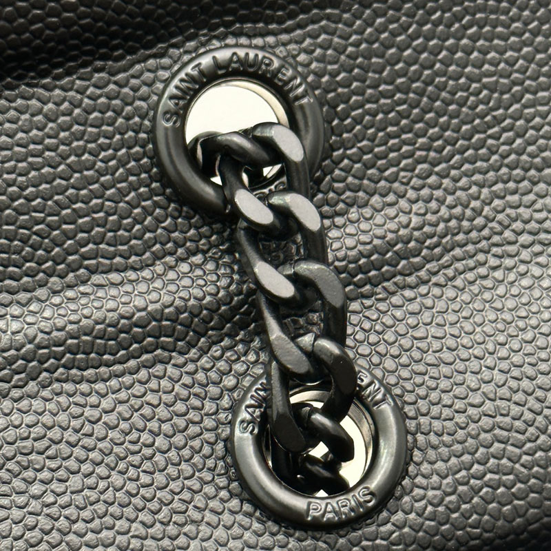 N品 YSL サンローラン エンヴェロップ ミディアム ブラック 600185BOW981000 カーフスキンレザー ブラック金具 激安優良店 - 画像 (3)