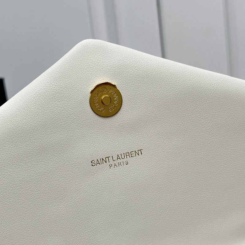 N品 YSL サンローラン ルル ミディアム オフホワイト 574946DV7279207 カーフスキンレザー ゴールド金具 激安優良店 - 画像 (2)