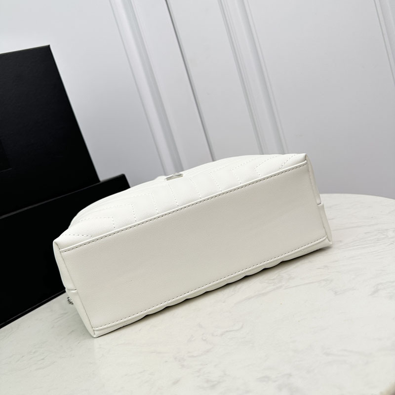 N品 YSL サンローラン ルル スモール オフホワイト 494699DV7269207 カーフスキンレザー シルバー金具 激安優良店 - 画像 (3)