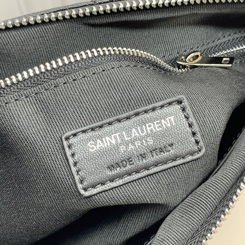 N品 YSL サンローラン 人気バッグ モノグラム タブレットポーチ ブラック 559193CWU021000 カーフスキンレザー シルバー金具 激安優良店 - 画像 (2)