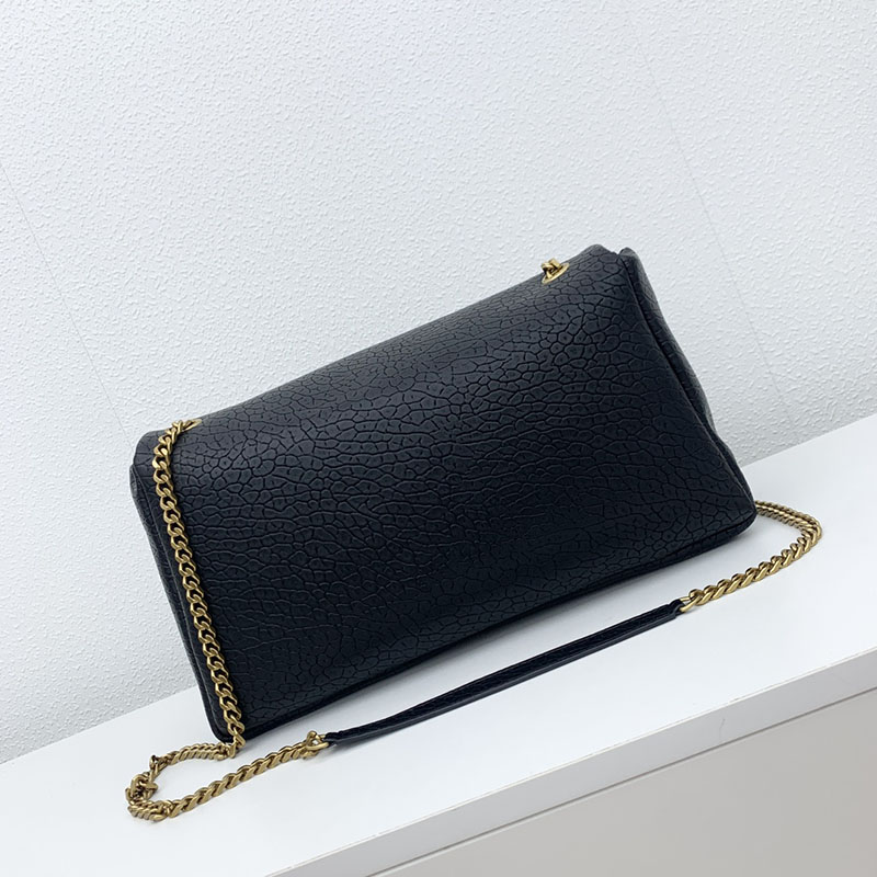N品 YSL サンローラン 人気バッグ カリプソ ミディアム ブラック 804116AACYT1000 ラムスキン ゴールド金具 激安優良店 - 画像 (8)