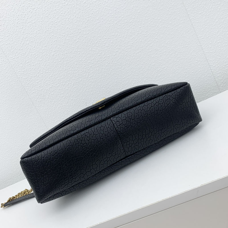 N品 YSL サンローラン 人気バッグ カリプソ ミディアム ブラック 804116AACYT1000 ラムスキン ゴールド金具 激安優良店 - 画像 (5)