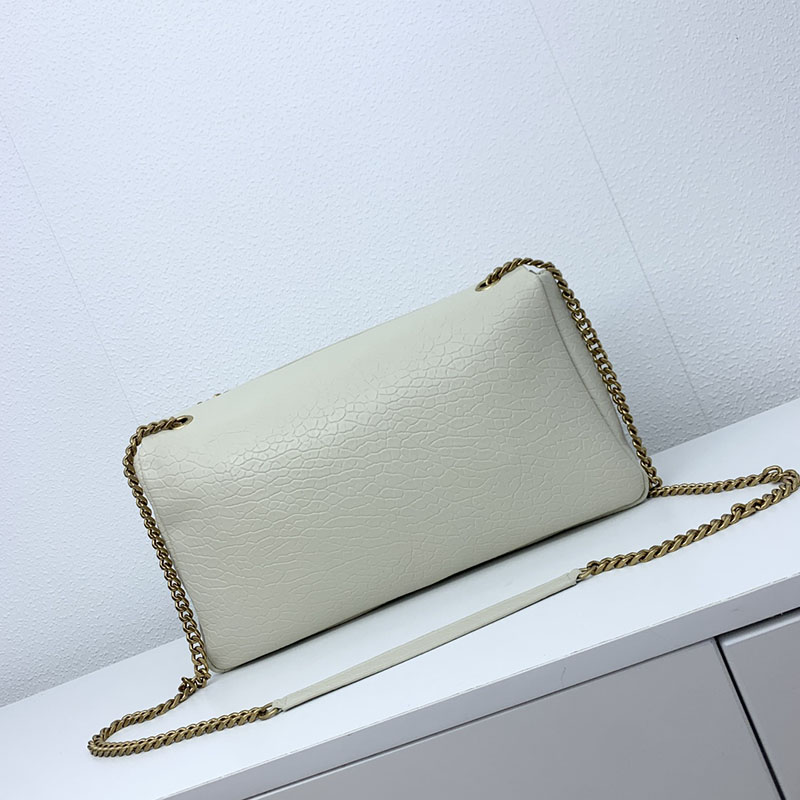 N品 YSL サンローラン 人気バッグ カリプソ ミディアム オフホワイト 804116AACYT9207 ラムスキン ゴールド金具 激安優良店 - 画像 (8)