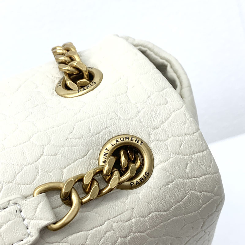 N品 YSL サンローラン 人気バッグ カリプソ ミディアム オフホワイト 804116AACYT9207 ラムスキン ゴールド金具 激安優良店 - 画像 (5)
