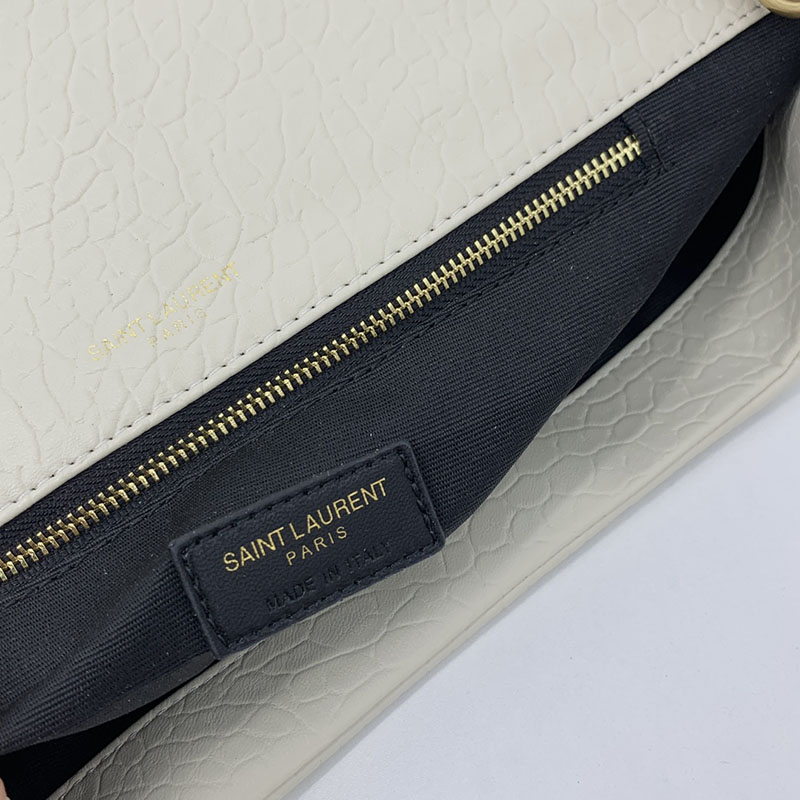 N品 YSL サンローラン 人気バッグ カリプソ ミディアム オフホワイト 804116AACYT9207 ラムスキン ゴールド金具 激安優良店 - 画像 (3)