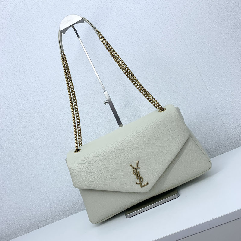 N品 YSL サンローラン 人気バッグ カリプソ ミディアム オフホワイト 804116AACYT9207 ラムスキン ゴールド金具 激安優良店 - 画像 (2)