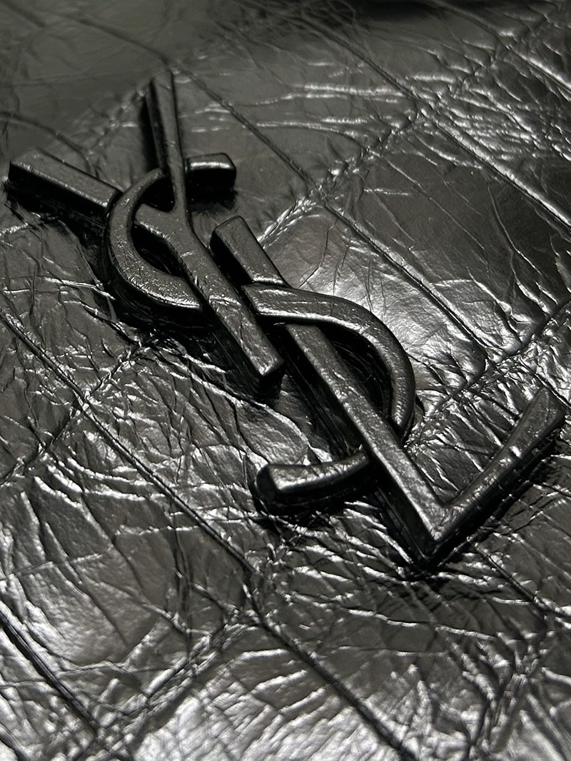 N品 YSL サンローラン 人気バッグ ニキ ショッピングバッグ ブラック 5779990EN041062 レザー ブラック金具 激安優良店 - 画像 (7)
