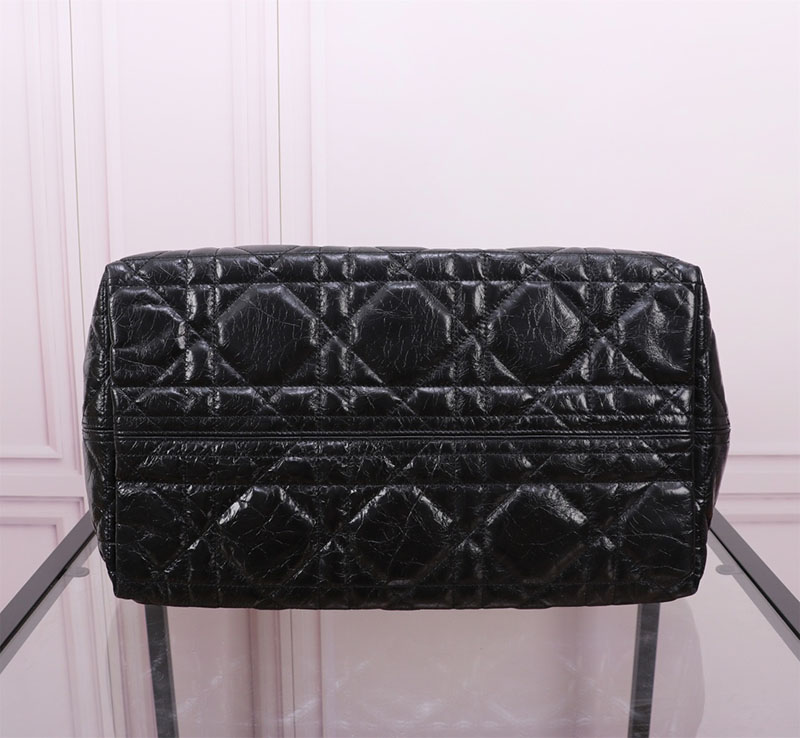 N品 DIOR ディオール Dior Toujours バッグ ラージ M2820SNIO_M900 黒 ブラック ブラック金具 激安優良店 - 画像 (6)