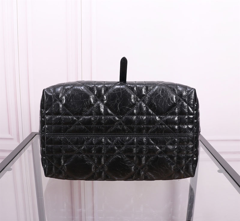 N品 DIOR ディオール Dior Toujours バッグ ミディアム M2821SNIO_M900 黒 ブラック ブラック金具 激安優良店 - 画像 (6)