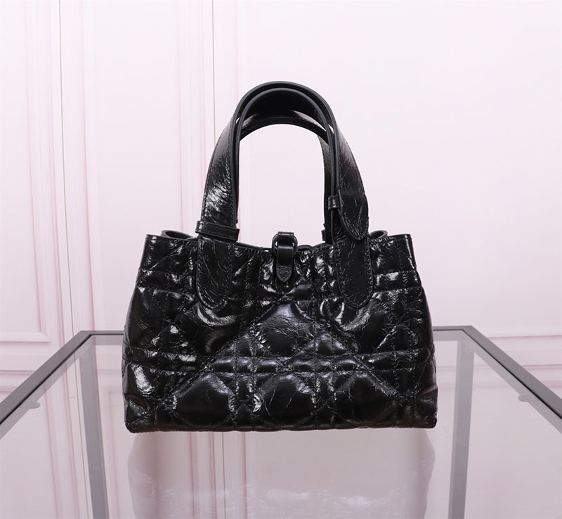 N品 DIOR ディオール Dior Toujours バッグ スモール M2821OSHJ_M900 黒 ブラック ブラック金具 激安優良店 - 画像 (7)