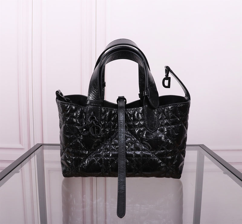 N品 DIOR ディオール Dior Toujours バッグ スモール M2821OSHJ_M900 黒 ブラック ブラック金具 激安優良店 - 画像 (5)