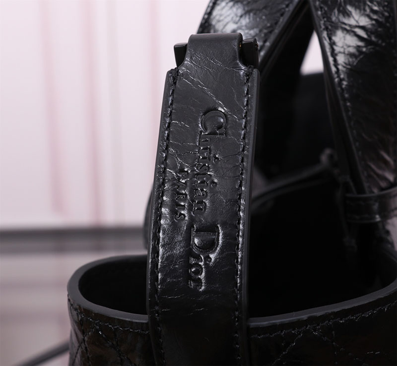 N品 DIOR ディオール Dior Toujours バッグ スモール M2821OSHJ_M900 黒 ブラック ブラック金具 激安優良店 - 画像 (4)