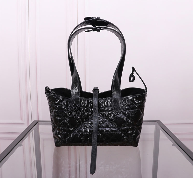 N品 DIOR ディオール Dior Toujours バッグ スモール M2821OSHJ_M900 黒 ブラック ブラック金具 激安優良店 - 画像 (2)