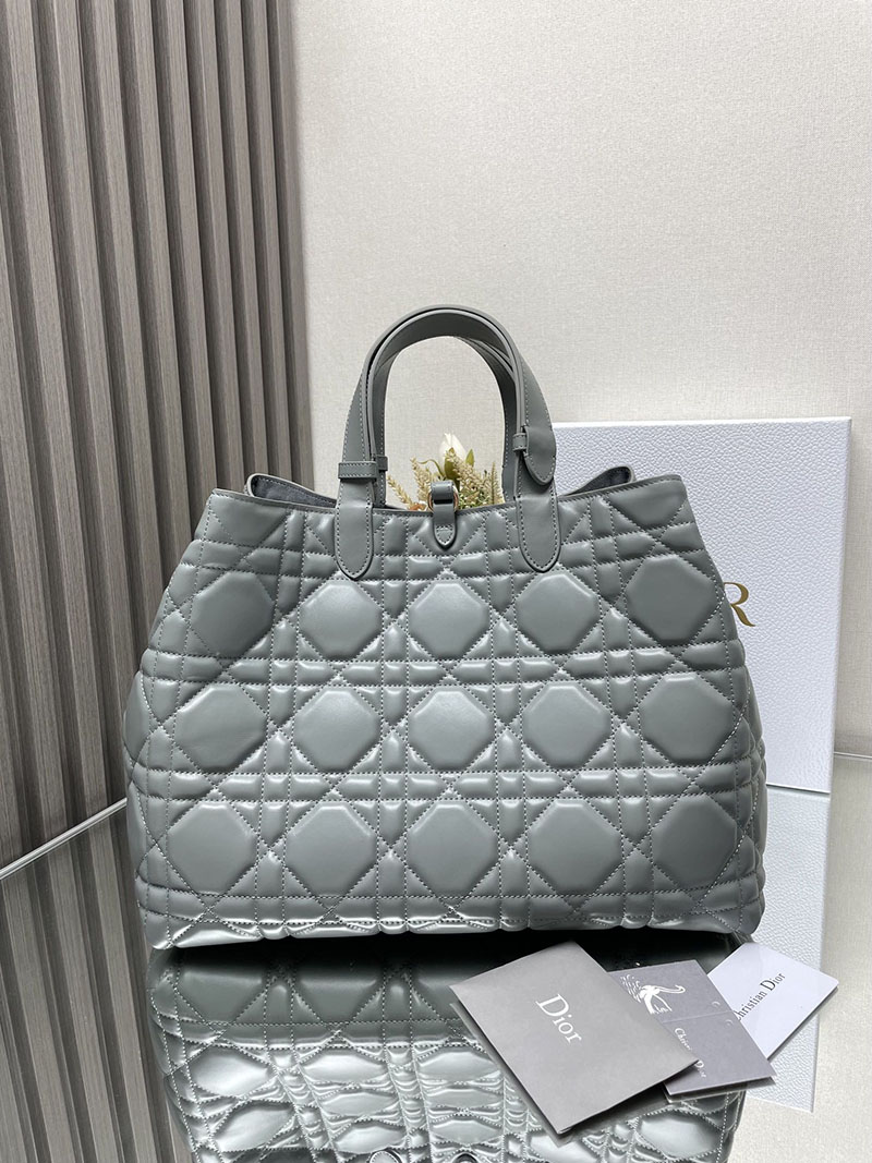 N品 DIOR ディオール Dior Toujours バッグ ラージ M2820OSHJ_M81B ストーングレー ゴールド金具 激安優良店 - 画像 (7)