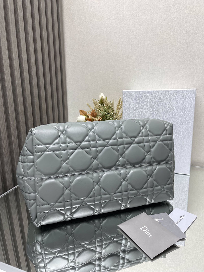 N品 DIOR ディオール Dior Toujours バッグ ラージ M2820OSHJ_M81B ストーングレー ゴールド金具 激安優良店 - 画像 (6)