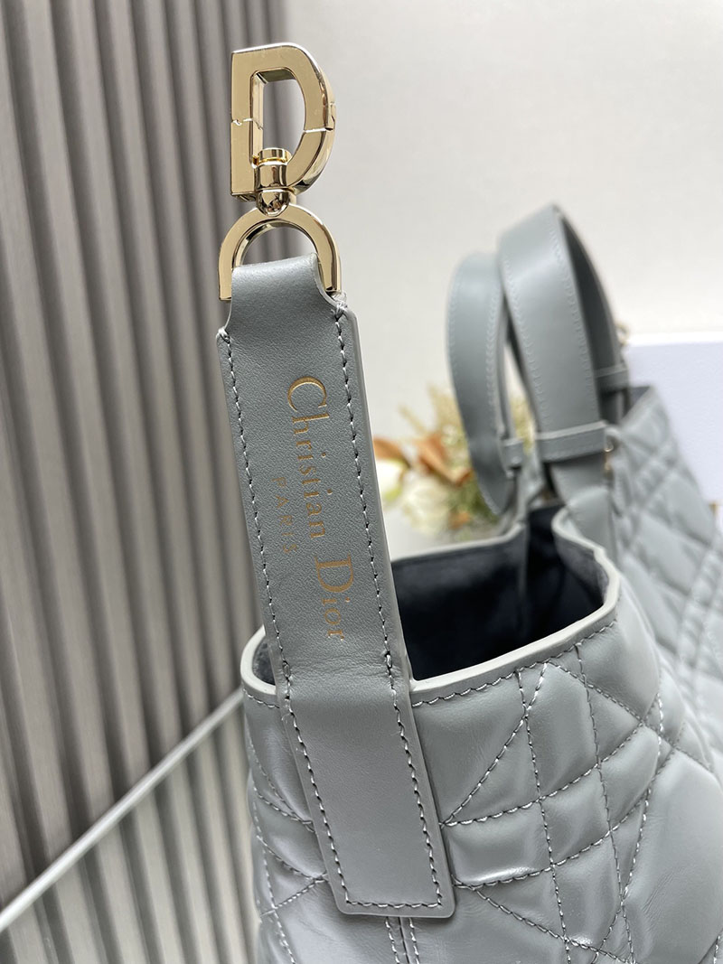 N品 DIOR ディオール Dior Toujours バッグ ラージ M2820OSHJ_M81B ストーングレー ゴールド金具 激安優良店 - 画像 (4)