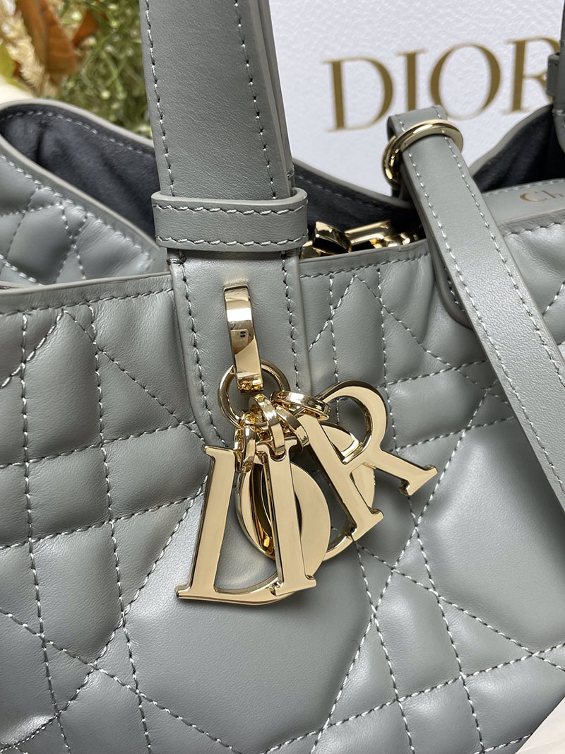 N品 DIOR ディオール Dior Toujours バッグ ミディアム M2821OBNT_M81B ストーングレー ゴールド金具 激安優良店 - 画像 (8)