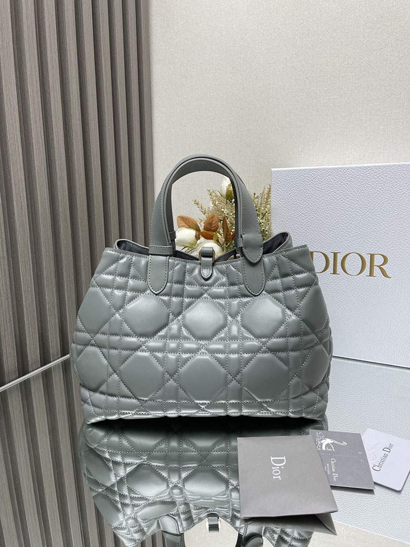 N品 DIOR ディオール Dior Toujours バッグ ミディアム M2821OBNT_M81B ストーングレー ゴールド金具 激安優良店 - 画像 (7)