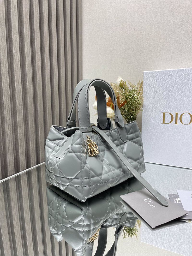N品 DIOR ディオール Dior Toujours バッグ スモール M2822OSHJ_M81B ストーングレー ゴールド金具 激安優良店 - 画像 (9)