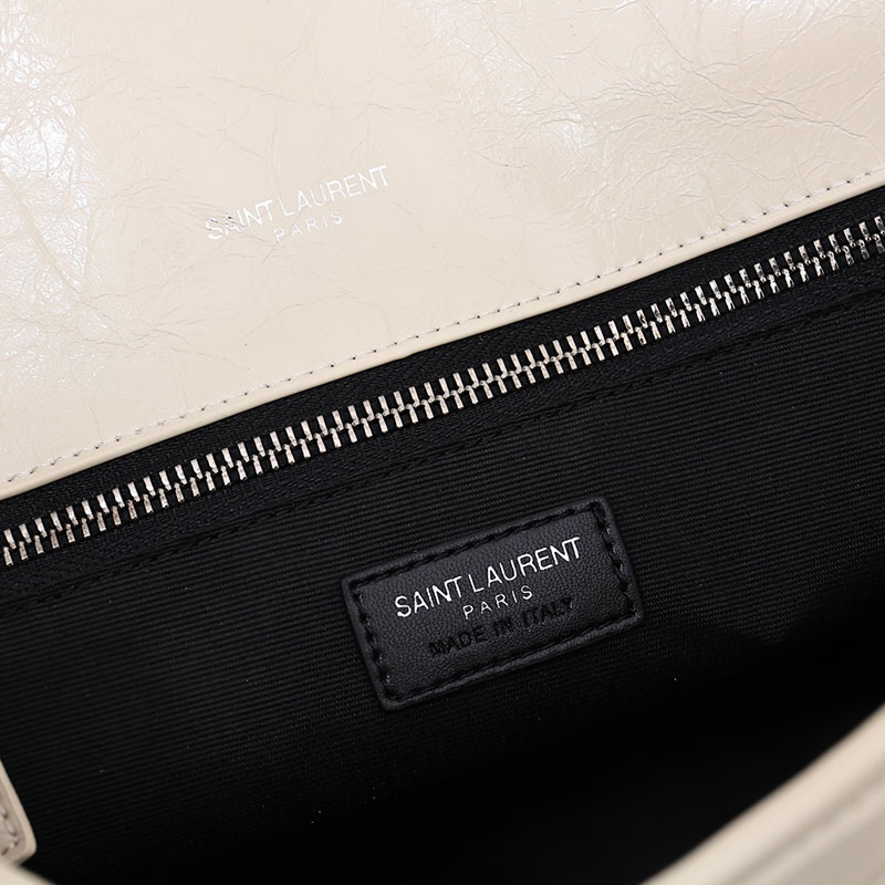 N品 YSL サンローラン バッグ アウトレット ニキ ミディアム オフホワイト 6331580EN049207 カーフスキンレザー シルバー金具 激安優良店 - 画像 (2)