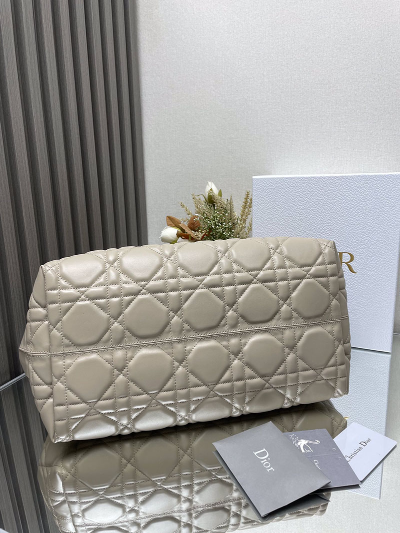 N品 DIOR ディオール Dior Toujours バッグ ラージ M2820OSHJ_M51U パウダーベージュ ゴールド金具 激安優良店 - 画像 (7)