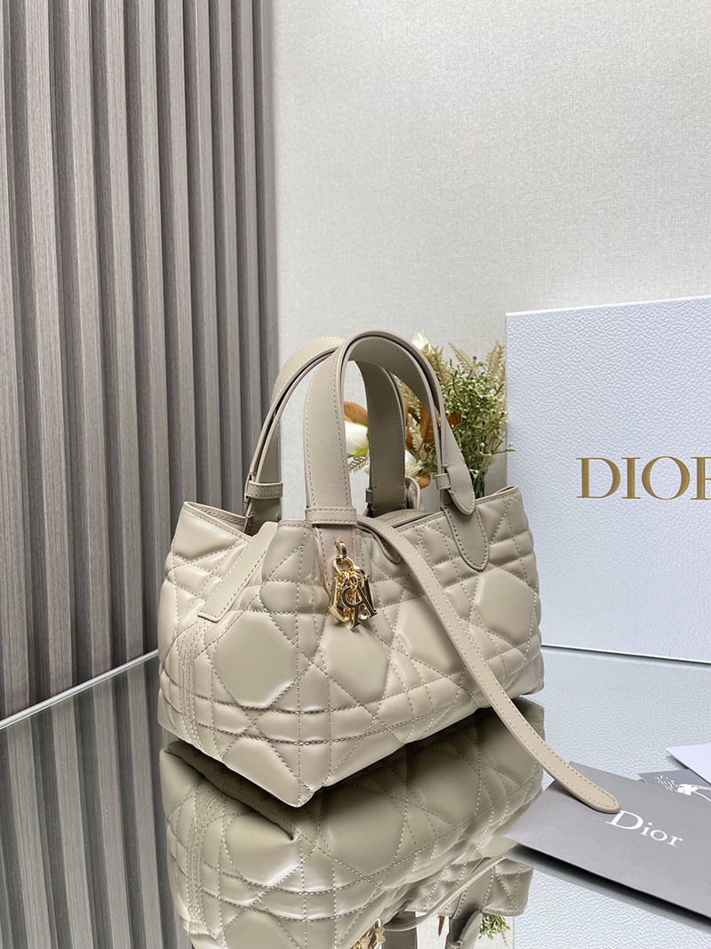 N品 DIOR ディオール Dior Toujours バッグ スモール M2822OSHJ_M51U パウダーベージュ ゴールド金具 激安優良店 - 画像 (9)
