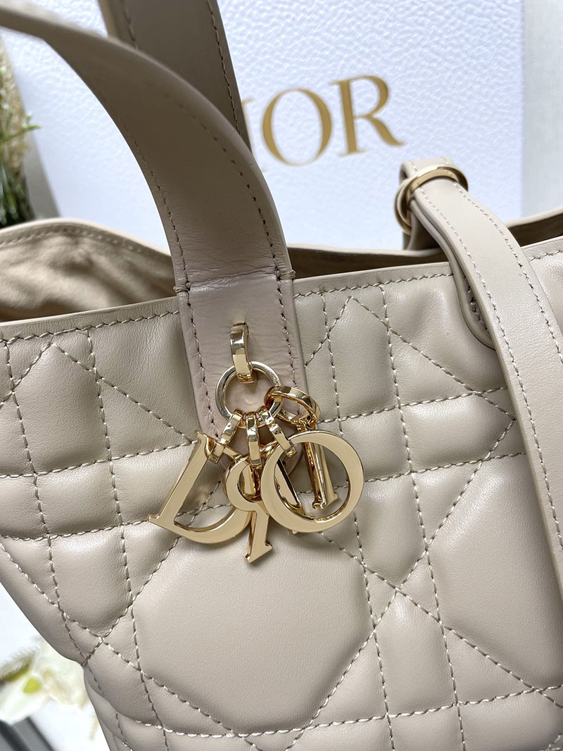 N品 DIOR ディオール Dior Toujours バッグ スモール M2822OSHJ_M51U パウダーベージュ ゴールド金具 激安優良店 - 画像 (3)
