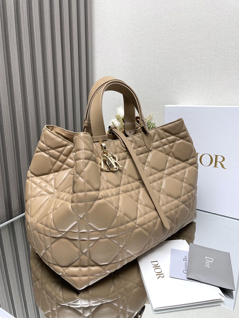 N品 DIOR ディオール Dior Toujours バッグ ラージ M2820OSHJ_M53U ブラウン ゴールド金具 激安優良店 - 画像 (9)