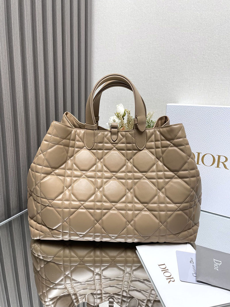 N品 DIOR ディオール Dior Toujours バッグ ラージ M2820OSHJ_M53U ブラウン ゴールド金具 激安優良店 - 画像 (8)