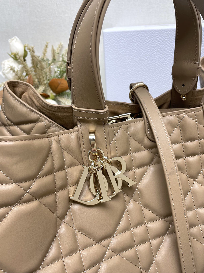 N品 DIOR ディオール Dior Toujours バッグ ラージ M2820OSHJ_M53U ブラウン ゴールド金具 激安優良店 - 画像 (7)
