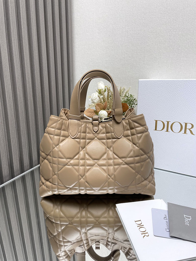 N品 DIOR ディオール Dior Toujours バッグ ミディアム M2821OBNT_M53U ブラウン ゴールド金具 激安優良店 - 画像 (8)