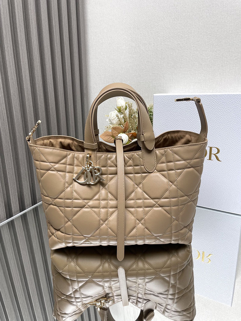 N品 DIOR ディオール Dior Toujours バッグ ミディアム M2821OBNT_M53U ブラウン ゴールド金具 激安優良店 - 画像 (5)